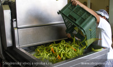 Vzduchová práčka na umývanie zeleniny