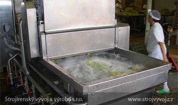 Vzduchová pračka pro mytí zeleniny